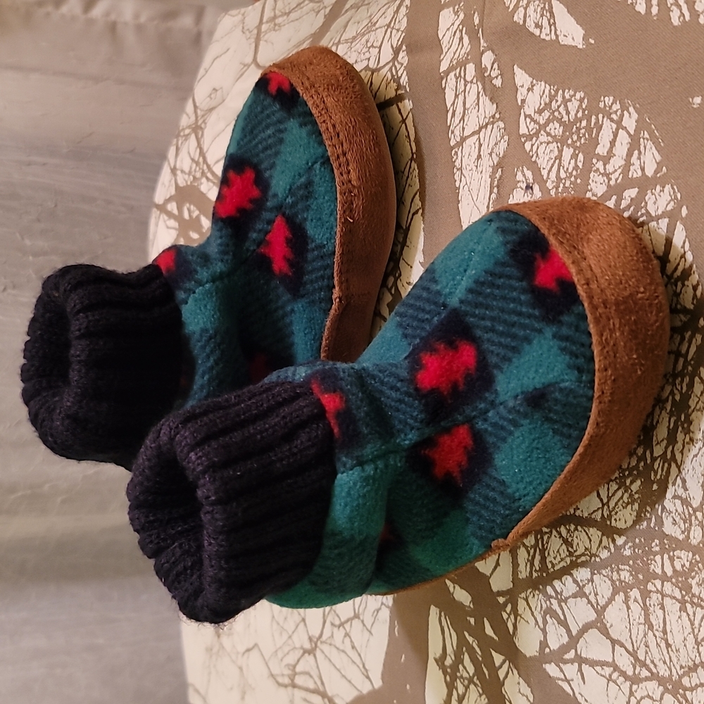 Land's End slipper booties